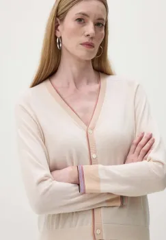 PS Paul Smith pulover femei, culoarea bej, light, W2R.402N.N31198 imagine