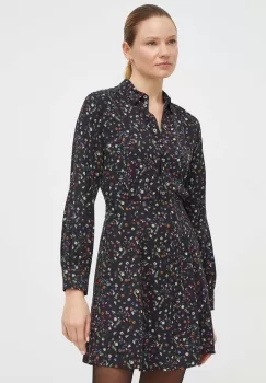 PS Paul Smith rochie culoarea negru, mini, evazati imagine