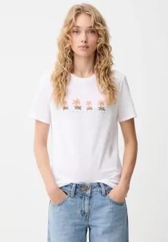 PS Paul Smith tricou din bumbac culoarea alb, W2R-G799-TP5428 imagine