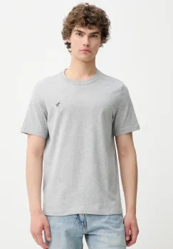PS Paul Smith tricou din bumbac culoarea gri, uni, M2R.011R.KZEBRA imagine