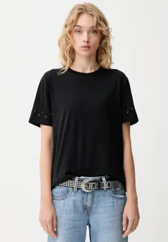 PS Paul Smith tricou din bumbac culoarea negru, W2R-232V-TP5443 imagine