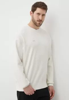 Puma bluza barbati, culoarea bej, neted, 624253 imagine