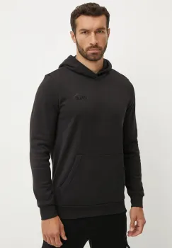 Puma bluza barbati, culoarea negru, cu gluga, neted, 681889 imagine