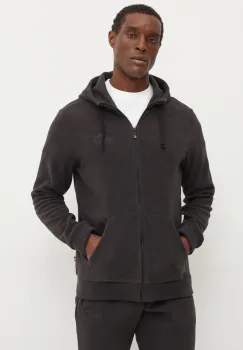 Puma bluza barbati, culoarea negru, cu gluga, neted, 681893 imagine