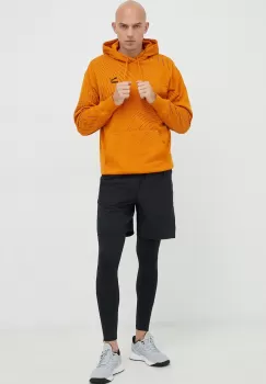 Puma bluza barbati, culoarea portocaliu, cu gluga, modelator imagine