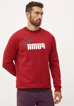 Puma bluza barbati, culoarea rosu, cu imprimeu, 586762 imagine