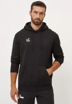 Puma bluza Classics barbati, culoarea negru, cu gluga, cu imprimeu, 535596 imagine