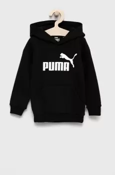 Puma Bluza copii culoarea negru, cu imprimeu imagine