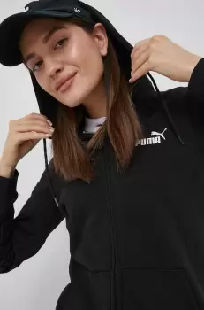 Puma bluza femei, culoarea negru, cu imprimeu imagine