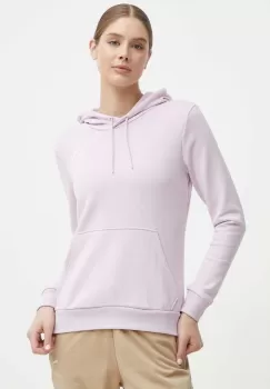 Puma bluza femei, culoarea violet, cu gluga, cu imprimeu imagine