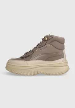 Puma botine Mayra femei, culoarea maro imagine