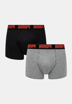 Puma boxeri 2-pack barbati, culoarea gri, 938320 imagine