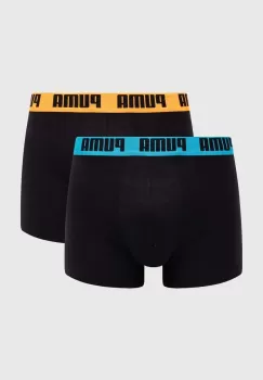 Puma boxeri 2-pack barbati, culoarea negru, 938320 imagine