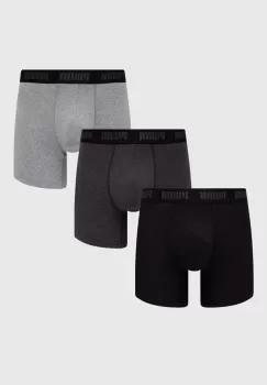 Puma boxeri 3-pack barbati, culoarea gri, 938327 imagine