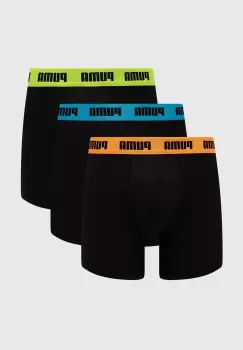Puma boxeri 3-pack barbati, culoarea negru, 938327 imagine