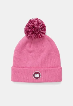 Puma caciula copii PUMA x HK&FR Mid Crown Pom Beanie culoarea roz, 026562 imagine