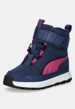 Puma cizme de iarna copii Evolve Boot AC+ PS culoarea albastru marin imagine