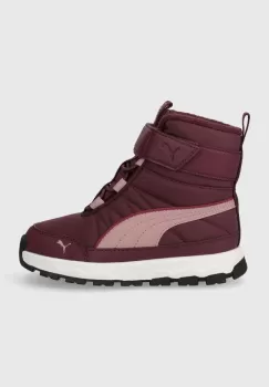 Puma cizme de iarna copii Evolve Boot AC+ PS culoarea rosu imagine
