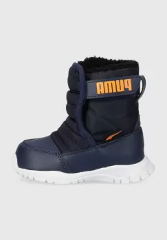 Puma cizme de iarna copii Nieve culoarea albastru marin imagine
