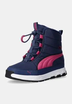Puma cizme de iarna pentru copii Evolve Boot Jr culoarea albastru marin imagine