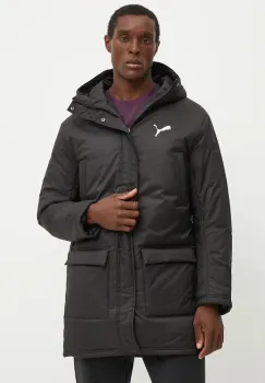 Puma geaca barbati, culoarea negru, de iarna, 658569 imagine