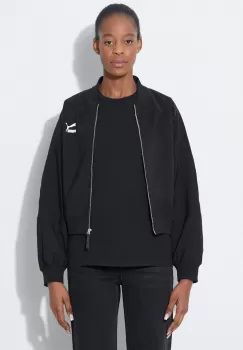 Puma geaca bomber Classics Shiny Bomber femei, culoarea negru, de tranzitie, 623696 imagine