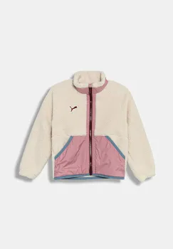 Puma geaca copii Hybrid Sherpa Jacket culoarea bej, 688405 imagine