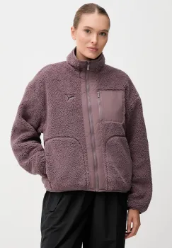 Puma geaca cu doua fete culoarea violet, de tranzitie, oversize, 688386 imagine