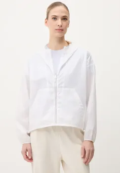 Puma geaca culoarea alb, de tranzitie, oversize, 629917 imagine