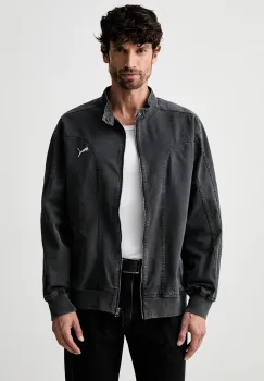 Puma geaca de blugi pentru barbati din bumbac FUTURE PUMA ARCHIVE imagine