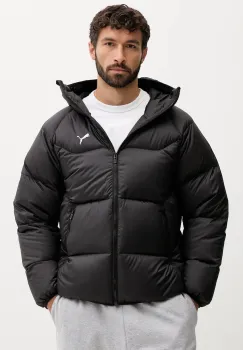 Puma geaca de puf culoarea negru, de iarna, 688382 imagine