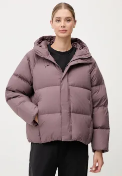 Puma geaca de puf culoarea violet, de iarna, 688392 imagine