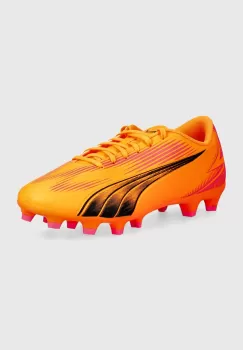 Puma ghete de fotbal korki Ultra Play culoarea portocaliu, 107763 imagine
