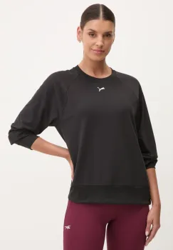 Puma hanorac de antrenament Cloudspun culoarea negru, neted, 526688 imagine