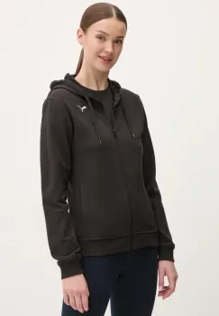 Puma hanorac de antrenament Tad Essential culoarea negru, cu gluga, neted, 525896 imagine