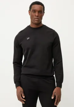 Puma hanorac de bumbac barbati, culoarea negru, cu imprimeu, 684727 imagine