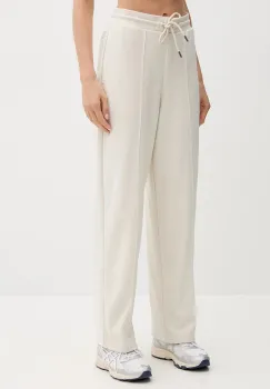 Puma pantaloni de trening culoarea bej, uni, 688129 imagine