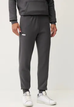Puma pantaloni de trening culoarea gri, cu imprimeu, 684713 imagine