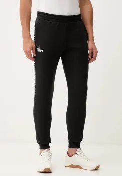 Puma pantaloni de trening culoarea negru, cu imprimeu, 684679 imagine