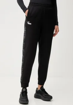 Puma pantaloni de trening culoarea negru, cu model, 688086 imagine