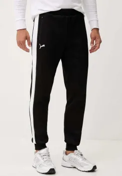 Puma pantaloni de trening culoarea negru, uni, 629588 imagine