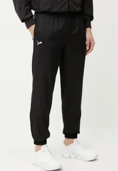 Puma pantaloni de trening culoarea negru, uni, 682622 imagine