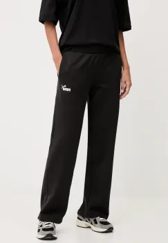 Puma pantaloni de trening culoarea negru, uni, 689082 imagine