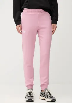 Puma pantaloni de trening culoarea roz, uni, 682449 imagine