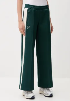 Puma pantaloni de trening culoarea verde, 629803 imagine