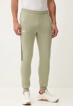 Puma pantaloni de trening culoarea verde, cu imprimeu, 684679 imagine