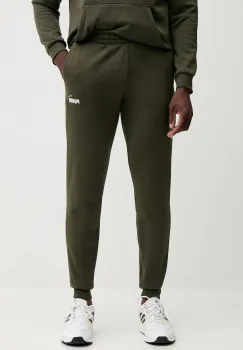 Puma pantaloni de trening culoarea verde, cu imprimeu, 684713 imagine