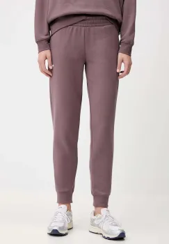 Puma pantaloni de trening culoarea violet, uni, 682467 imagine