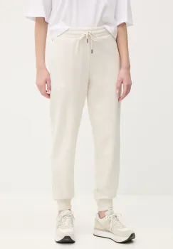 Puma pantaloni de trening femei, culoarea bej, cu imprimeu, 685037 imagine