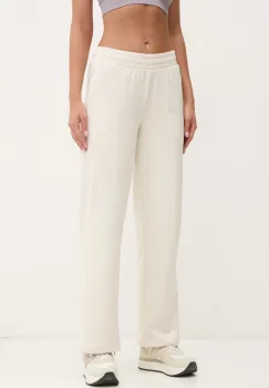 Puma pantaloni de trening femei, culoarea bej, neted, 684979 imagine